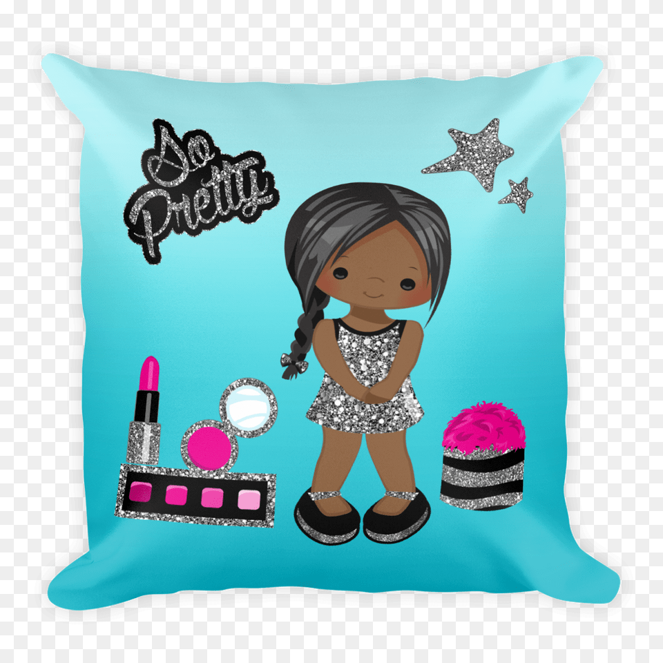 Silver Glitter Square Pillow Mocha Creationz, Cushion, Home Decor, Cosmetics, Lipstick Png Image