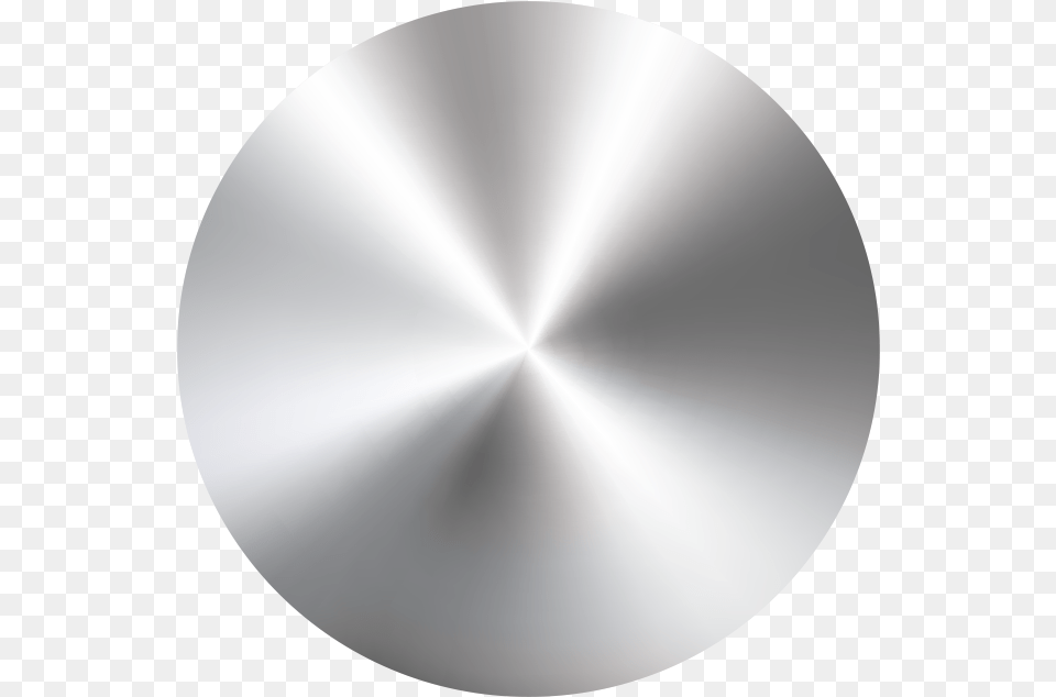Silver Gradient Circle, Steel, Lighting, Sphere, Aluminium Free Png Download