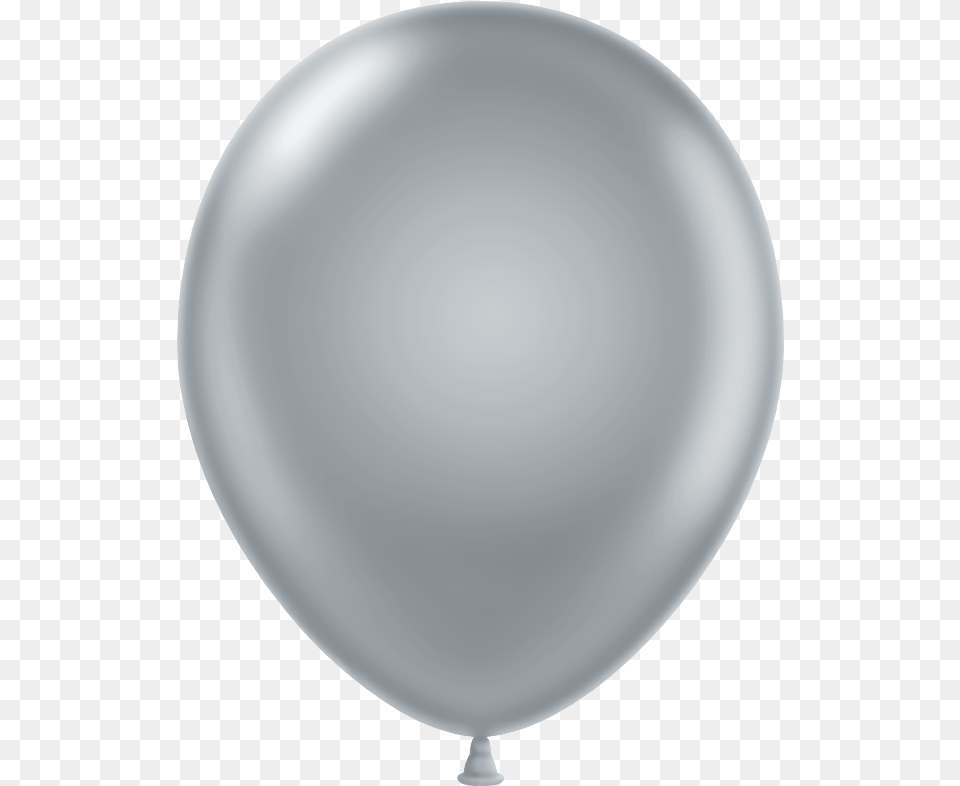 Silver Gray Color Balloon, Plate Free Png