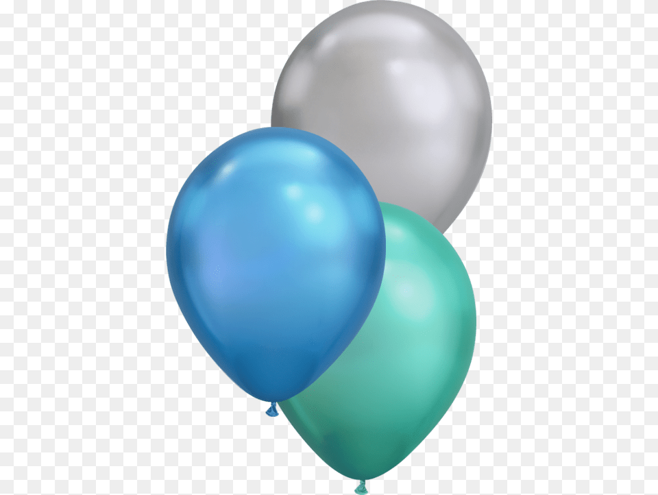 Silver Green Blue Balloons, Balloon Png