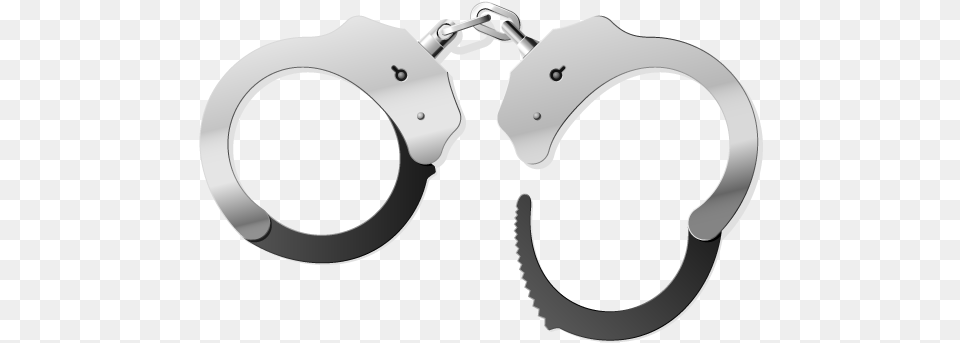 Silver Handcuffs Handcuffs Illustration, Cuff, Smoke Pipe Png