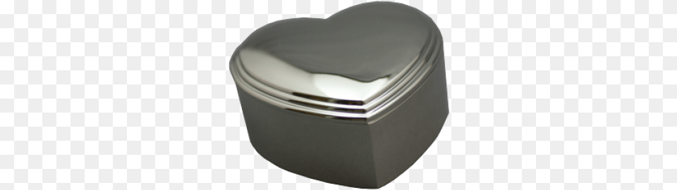 Silver Heart Jewelry Box Silverplated Heart Box, Jar, Disk Free Png Download