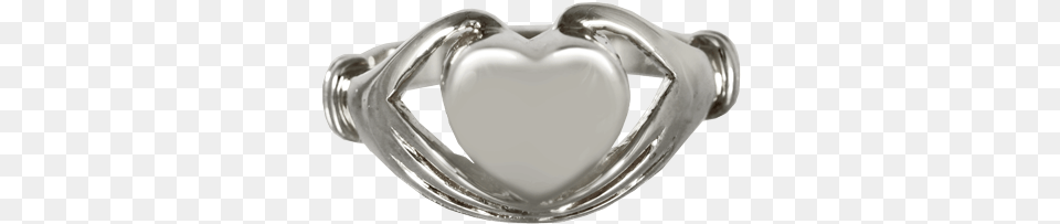 Silver Heart Ring For Cremains Ring, Accessories, Jewelry Png Image