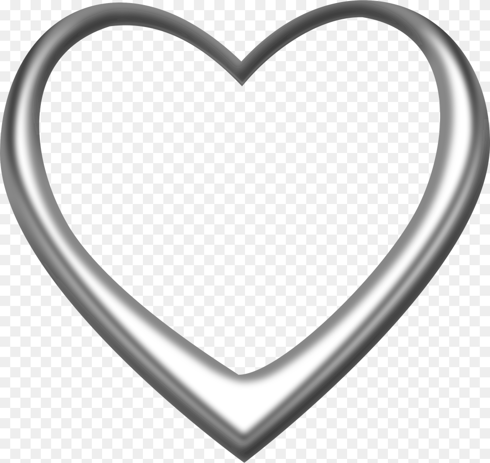 Silver Heart Silver Heart Clipart Png