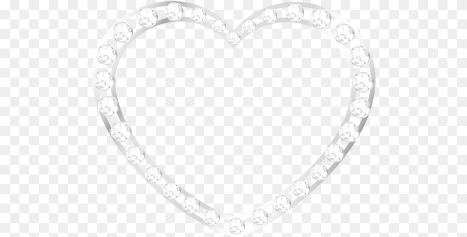 Silver Heart With Diamonds Official Psds Silver Heart, Accessories, Diamond, Gemstone, Jewelry Free Transparent Png