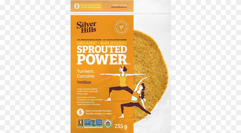 Silver Hills Sprouted Tortilla, Advertisement, Poster, Adult, Female Png