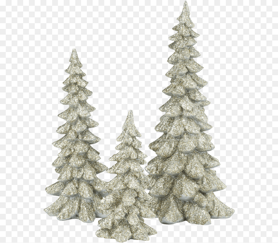 Silver Holiday Trees Silver Holiday Trees Set Of 3 Department 56 Trees, Christmas, Christmas Decorations, Festival, Christmas Tree Free Png