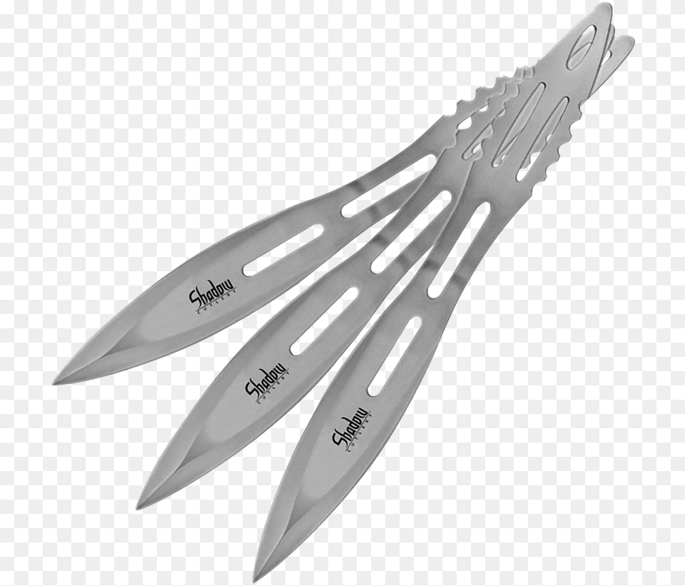 Silver Hornet Throwing Knife Set Hunting Knife, Weapon, Blade, Cutlery, Fork Free Png Download
