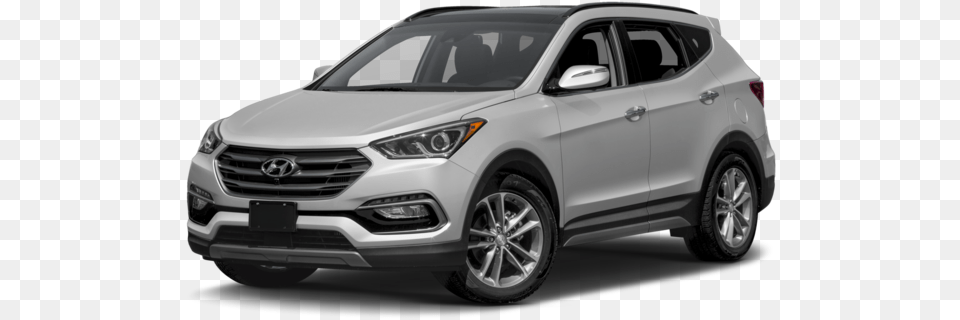 Silver Hyundai Santa Fe, Suv, Car, Vehicle, Transportation Png Image