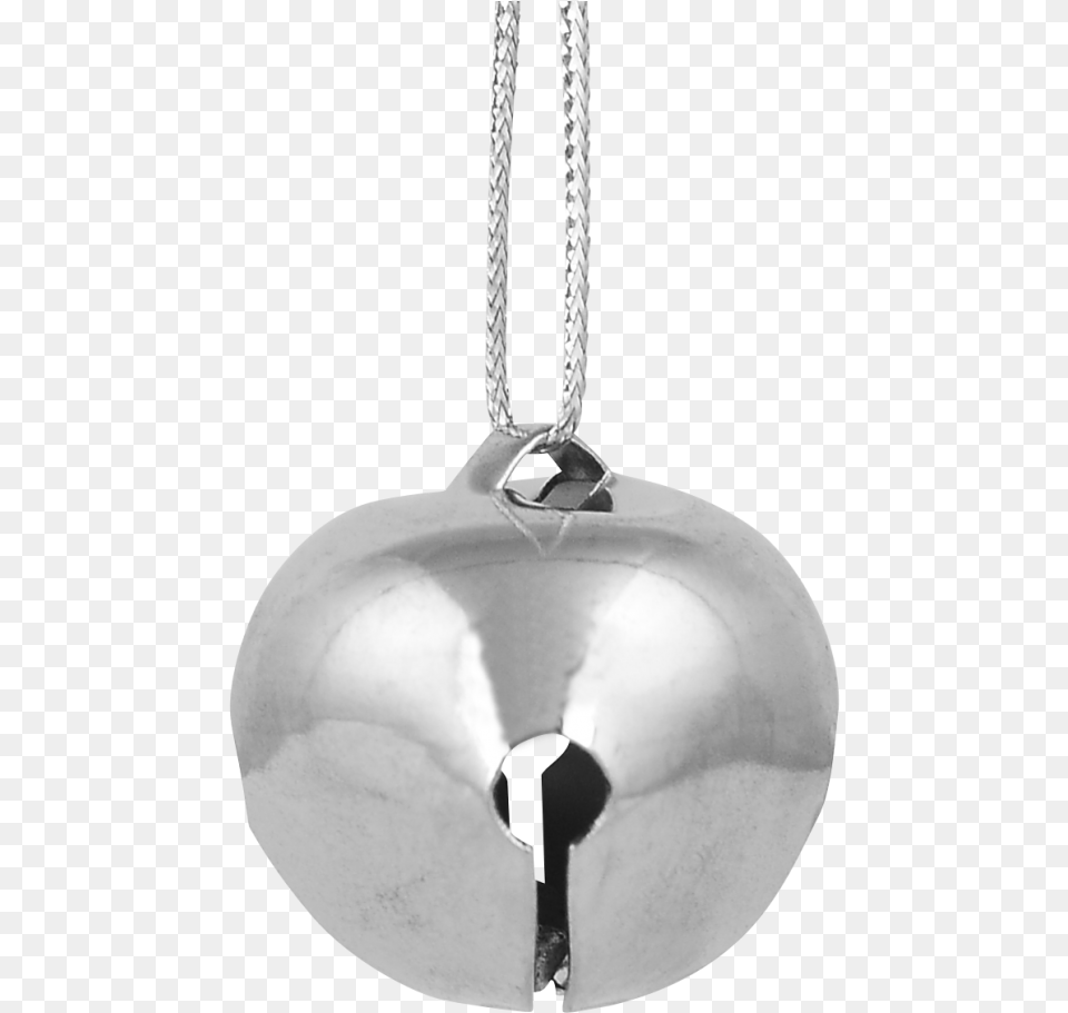 Silver Iron Functioning Bells Hanging Ornament 30 X 25mm Solid, Accessories, Pendant Free Transparent Png