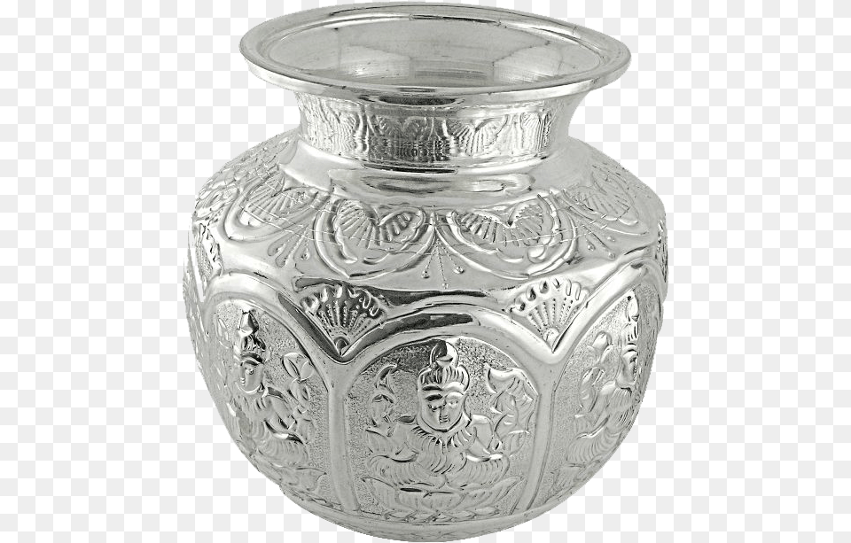 Silver Kalash, Vase, Pottery, Jar, Adult Free Png