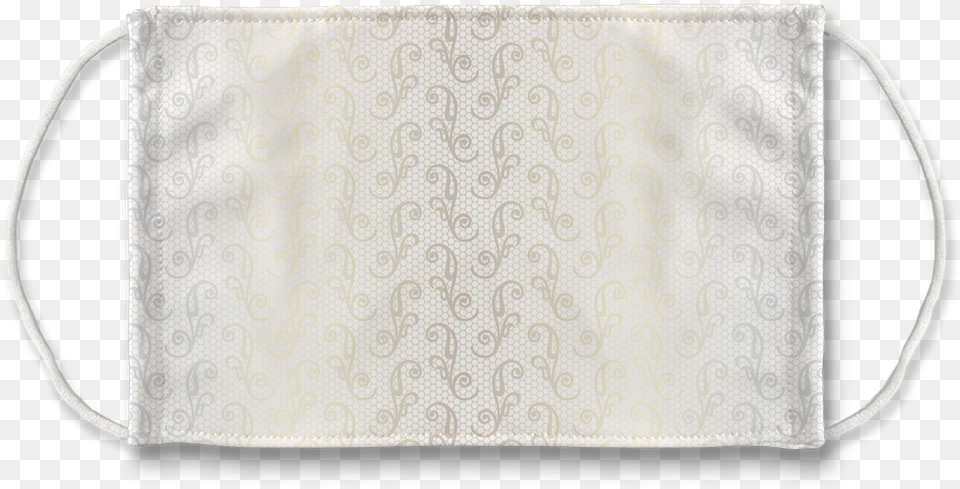 Silver Lace Pattern 1 Face Mask Gold, Accessories, Bag, Handbag Free Png Download