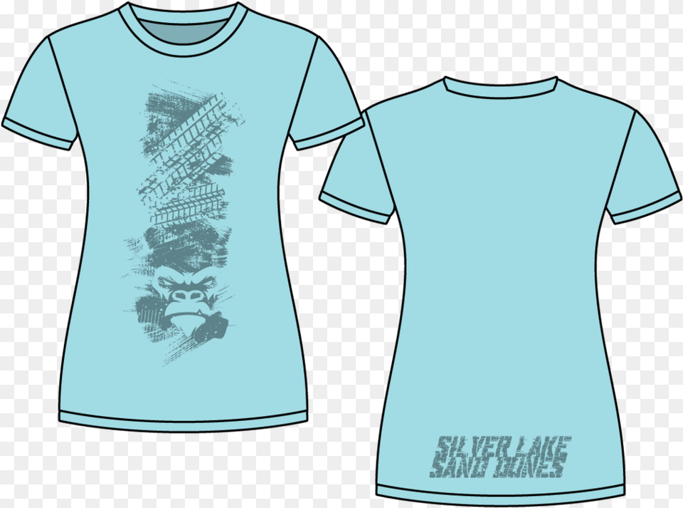 Silver Lake Sand Dunes Tahiti Blue U, Clothing, T-shirt, Shirt Free Png