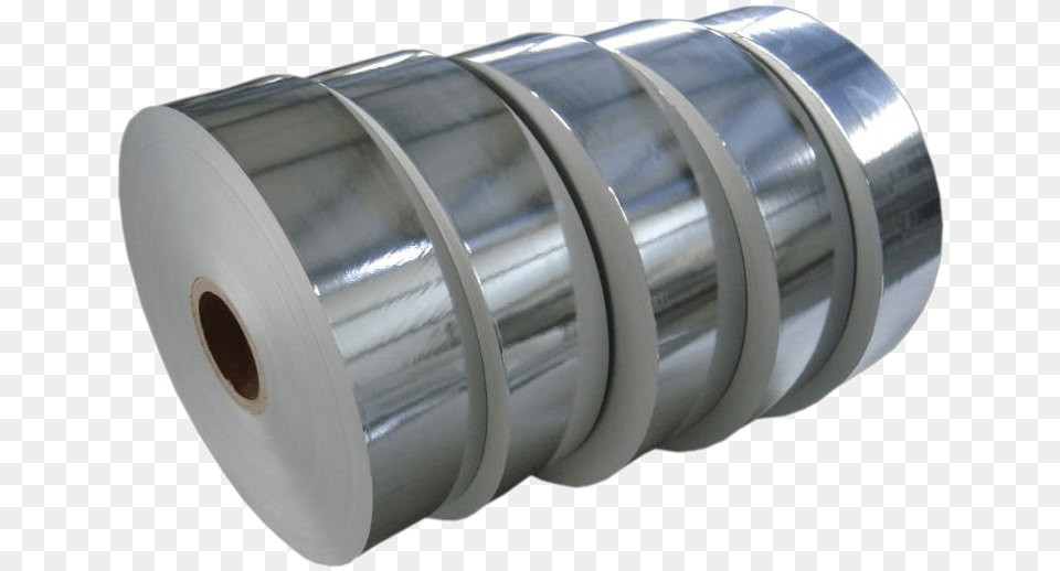 Silver Laminated Paper Rolls Paper Plate Making Raw Material, Aluminium, Coil, Spiral, Appliance Free Png Download