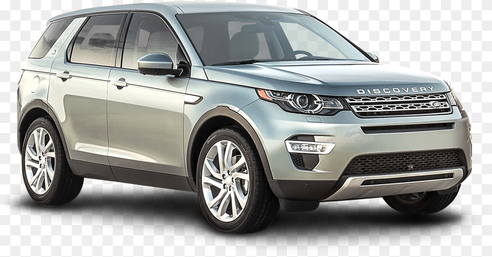 Silver Land Rover Discovery Sport Car Land Rover Discovery Transparent, Suv, Vehicle, Transportation, Wheel Png Image
