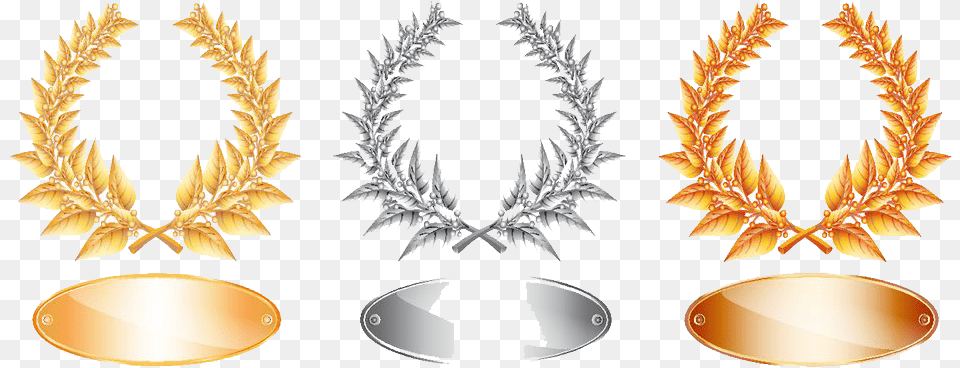 Silver Laurel Wreath Silver Jubilee Clipart, Leaf, Plant, Accessories, Gold Free Png Download