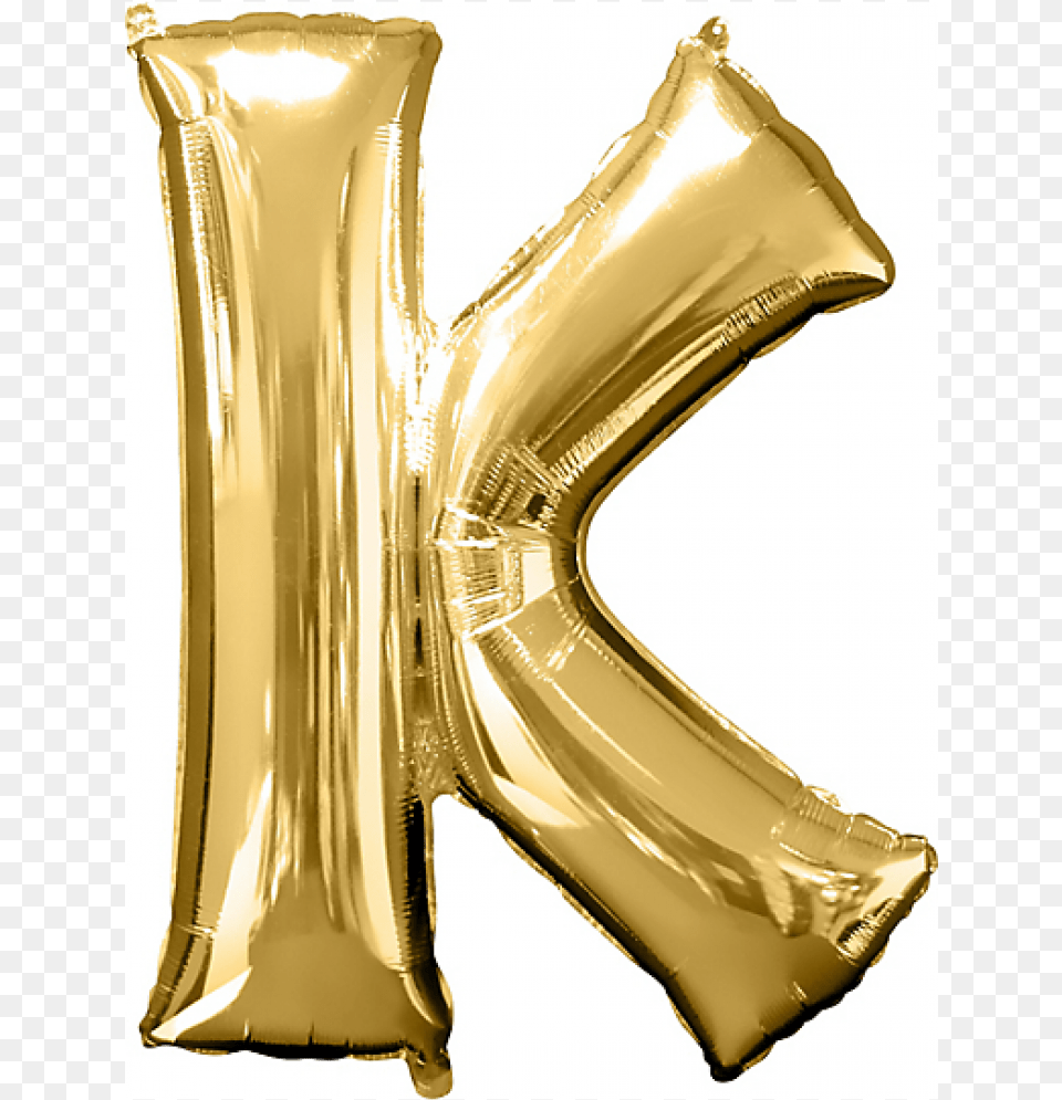 Silver Letter K Balloons, Gold, Text, Symbol, Aluminium Png