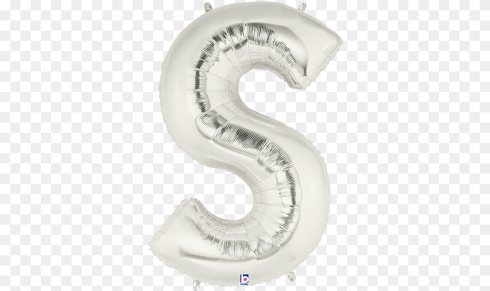 Silver Letter S Foil Letter Balloons Letter, Cushion, Home Decor, Text, Number Free Png Download