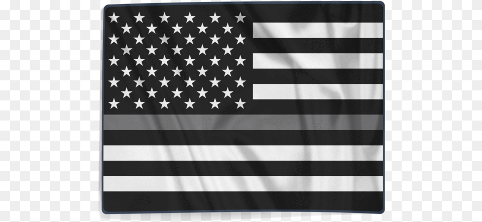 Silver Line Blanket Red And Black Usa Flag, American Flag Png Image