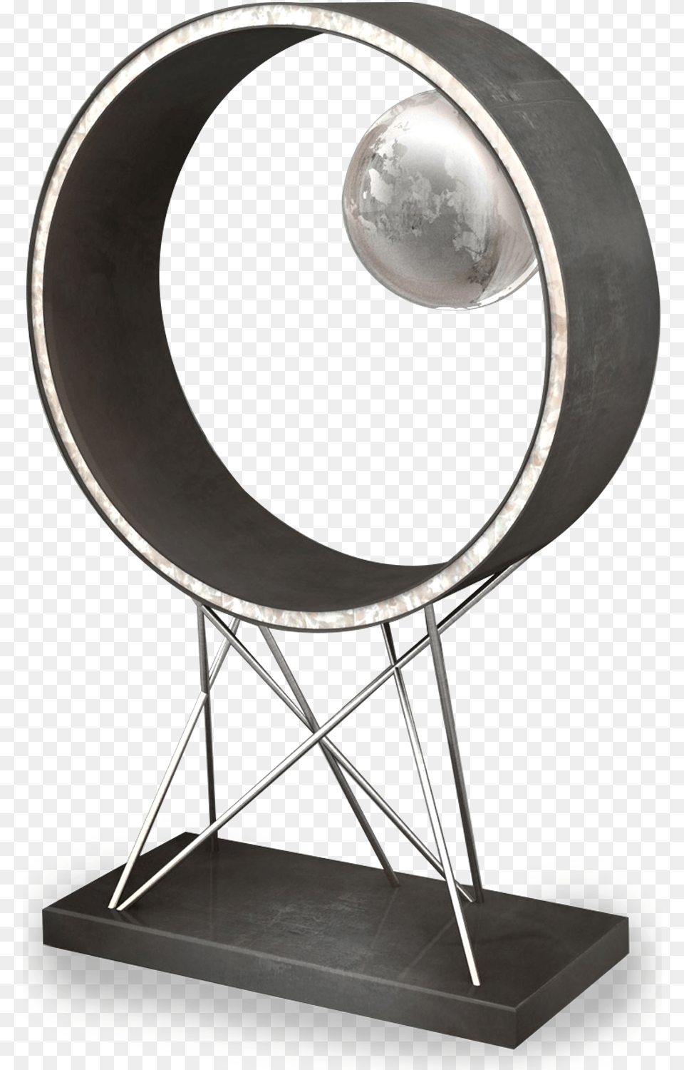 Silver Line Floor Lamp Trophy, Sphere, Astronomy, Outer Space Free Png Download