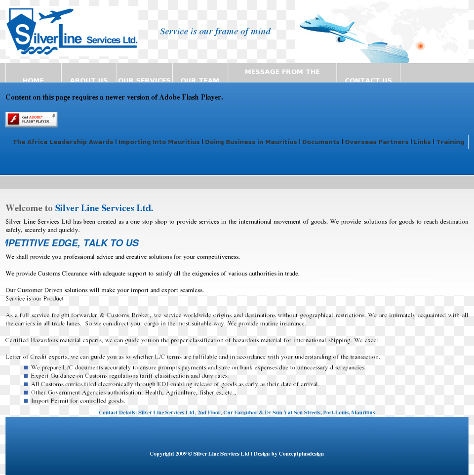 Silver Line Services Competitors Revenue And Employees Web Page, File, Webpage, Text, Aircraft Png Image