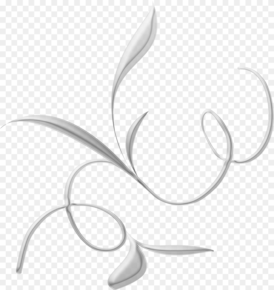 Silver Lines, Art, Floral Design, Graphics, Pattern Free Transparent Png