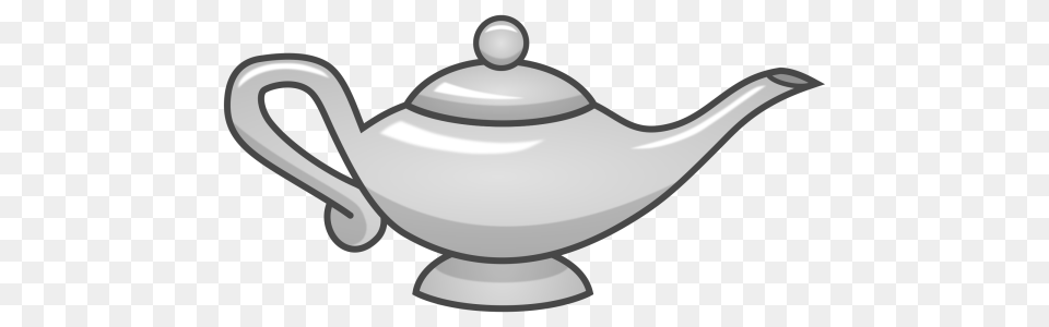 Silver Magic Lamp Weasyl, Cookware, Pot, Pottery, Teapot Png