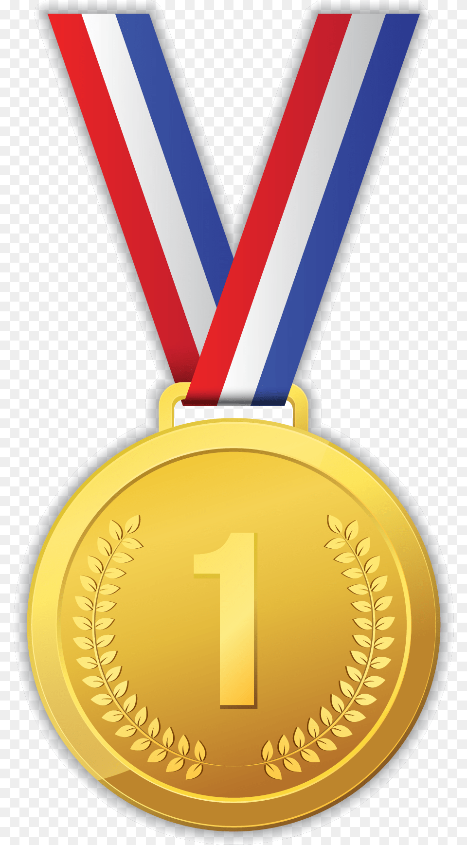 Silver Medal Gold Olympic Gold Medal, Gold Medal, Trophy Png Image