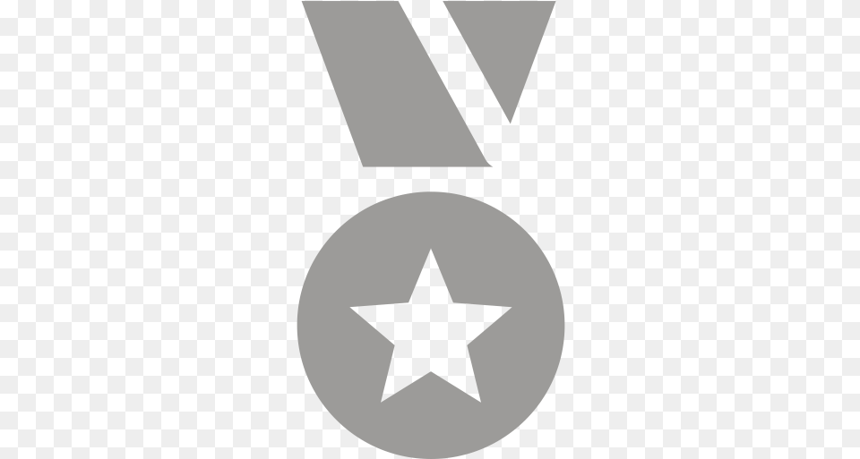 Silver Medal Icon And Svg Vector Download Big Boss Brewing Logo, Symbol, Star Symbol Free Png