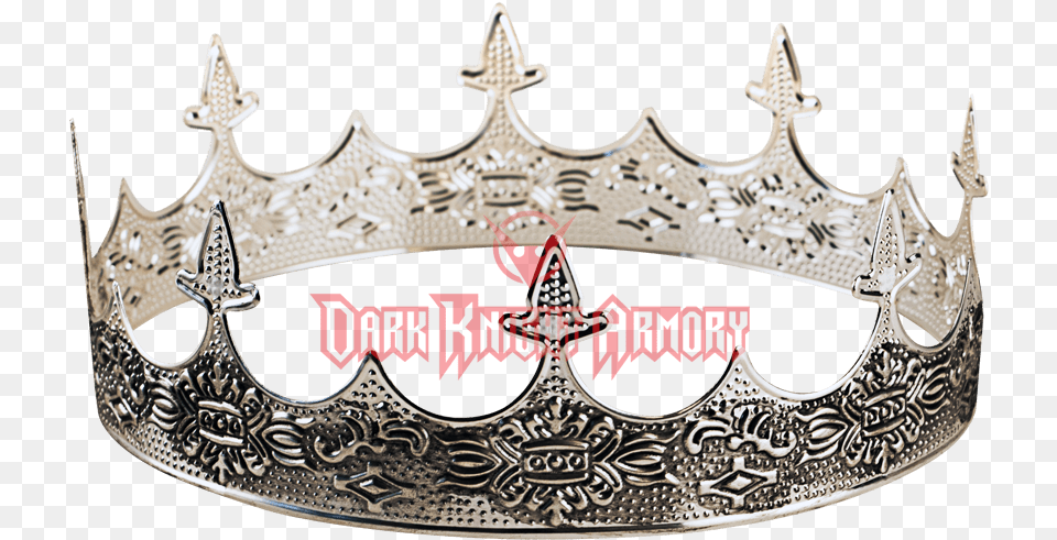 Silver Medieval Crown Silver Crown, Accessories, Jewelry Png