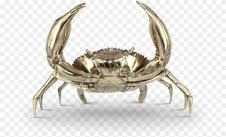 Silver Metal Crab Pinchy Crabs, Food, Seafood, Animal, Sea Life Free Png Download