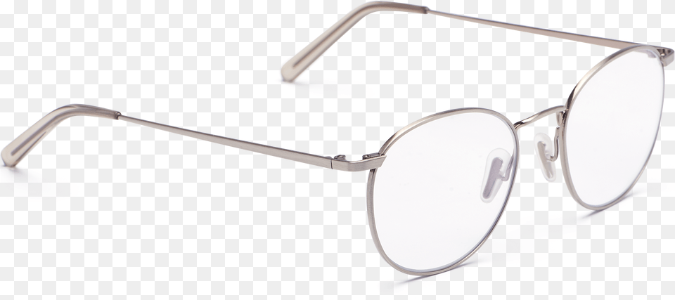 Silver Metal Frame Glasses, Accessories Free Transparent Png