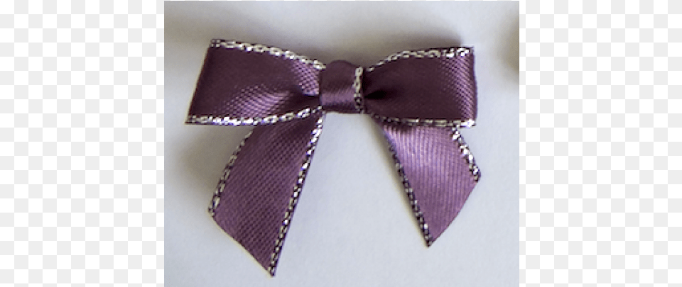 Silver Metallic Edged Satin Ribbon Bows Colour Present, Accessories, Formal Wear, Tie, Bow Tie Png