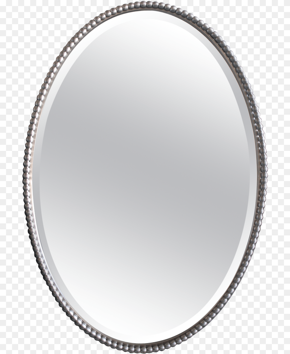 Silver Mirror Oval Circle, Photography, Plate Free Png Download