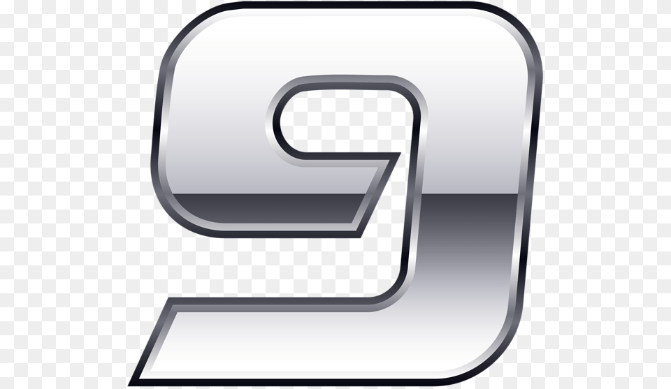 Silver Number Nine Transparent Clip Gallery, Symbol, Text Free Png