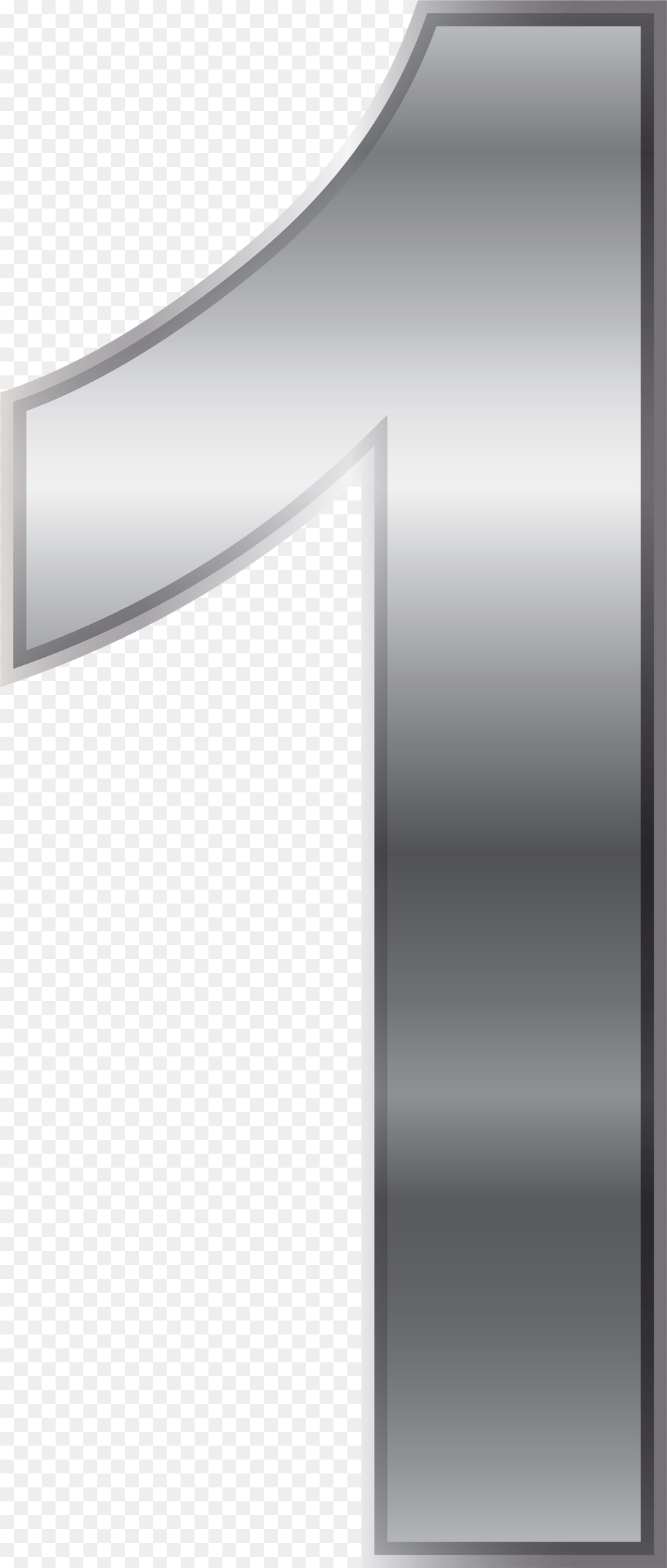 Silver Number One Clip Art Image Number One Background, Symbol, Text Free Png