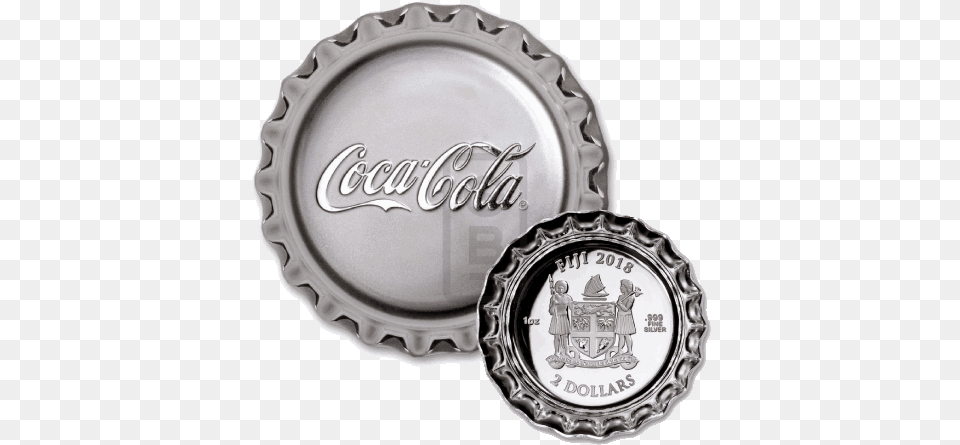 Silver Numis Fiji Coca Cola Bottle Cap Silver Proof 1oz Coca Cola Bottle Caps Silver Png