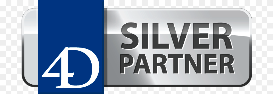 Silver Partner Signage, Text Free Transparent Png