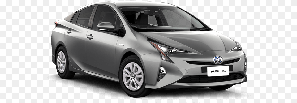 Silver Pearl With Black Fabric Toyota Prius, Car, Sedan, Transportation, Vehicle Free Png Download