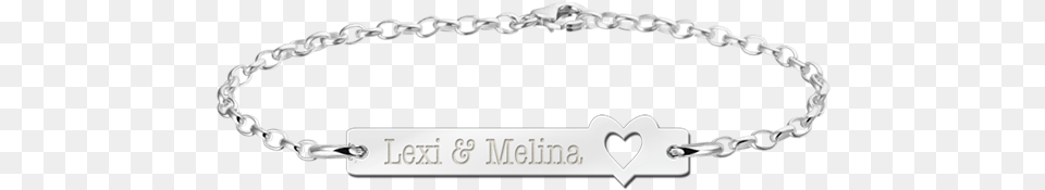 Silver Personalised Bracelet With Name Engraving And Gouden Armband Met Naam, Accessories, Jewelry Free Transparent Png