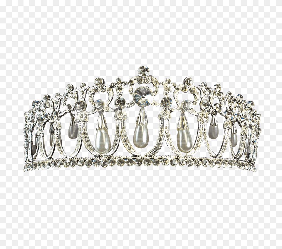 Silver Princess Crown Crown Full Size Crown, Accessories, Jewelry, Tiara, Chandelier Free Png Download