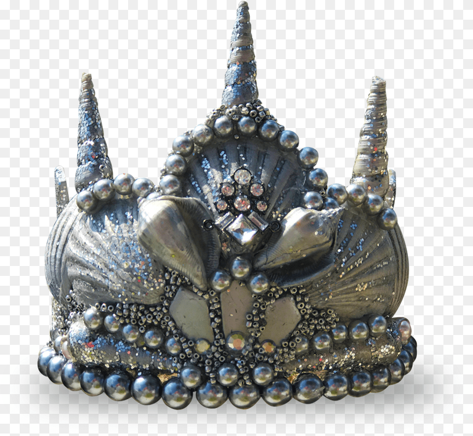Silver Princess Seashell Crown Seashell Crown, Accessories, Jewelry, Necklace Free Png Download
