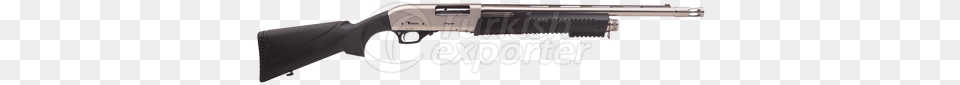 Silver Pump Action Shotgun Firearm, Gun, Weapon, Rifle Png
