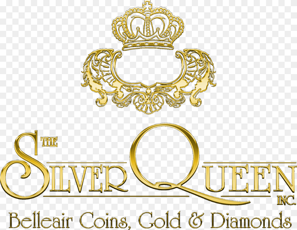 Silver Queen Logo Gold Queen Gold, Accessories, Jewelry, Emblem, Symbol Free Png