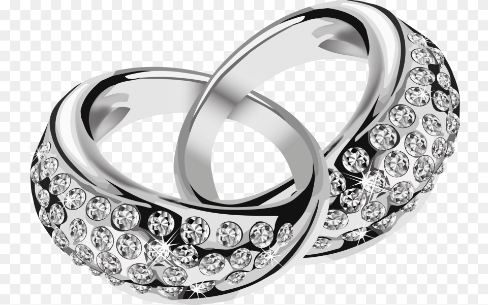 Silver Ring With Diamond, Accessories, Platinum, Jewelry, Gemstone Free Transparent Png