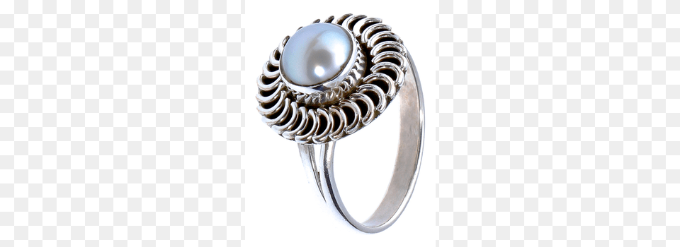 Silver Rings Pearl Arches Wide Margin Of 925 Sterling Silberringe Perle Rund Bgen Rand Breit 925er Sterling, Accessories, Jewelry, Ring, Locket Png Image