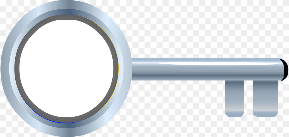 Silver Round Fantasy Door Key Clipart, Magnifying Png Image