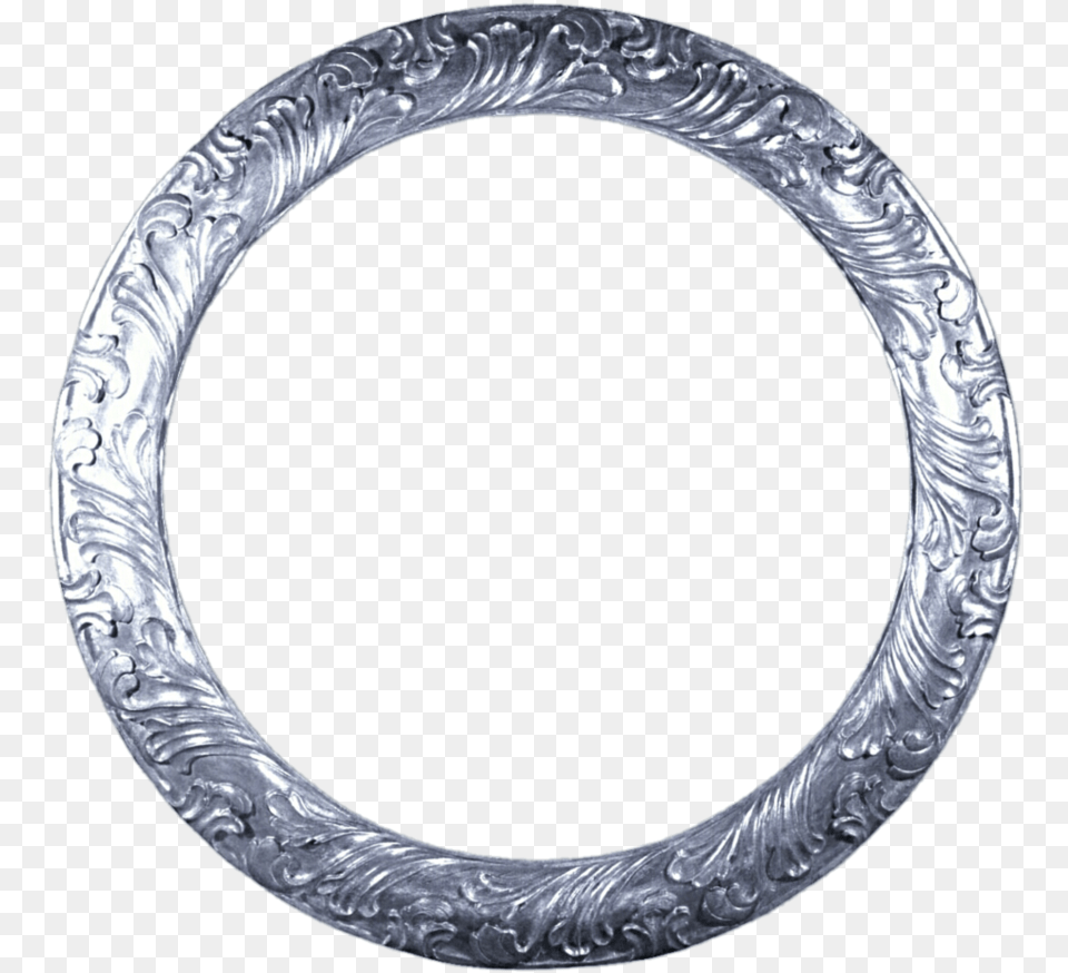 Silver Round Transparent Background Circle Frame, Oval, Blade, Dagger, Knife Png Image