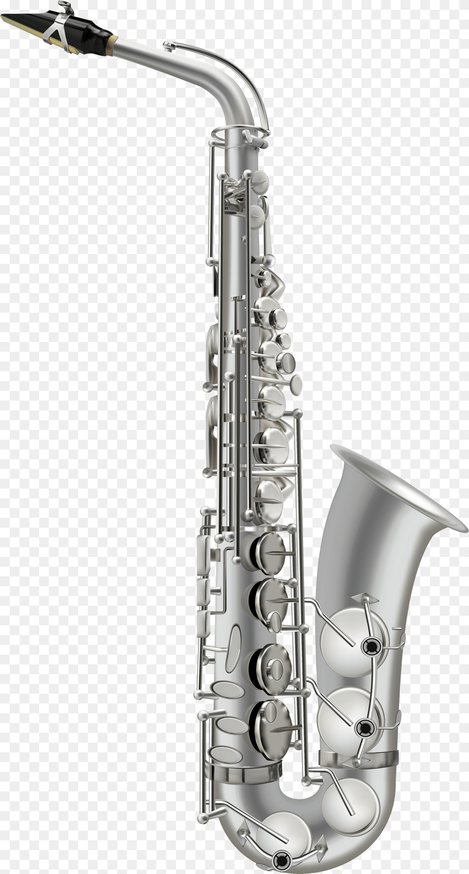 Silver Saxophone Clipart Saxophone Silver Clipart, Musical Instrument Free Png Download