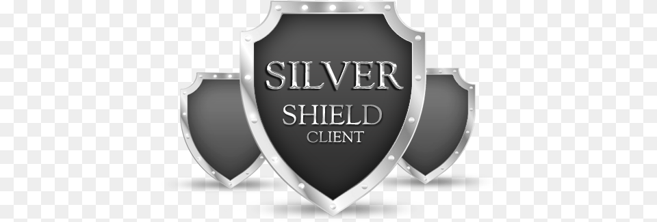 Silver Shield Client Silver, Armor Free Transparent Png